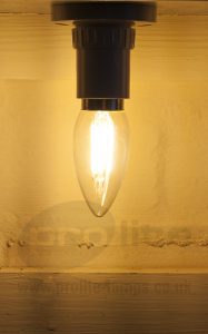 3W LED Filament Candle Lit