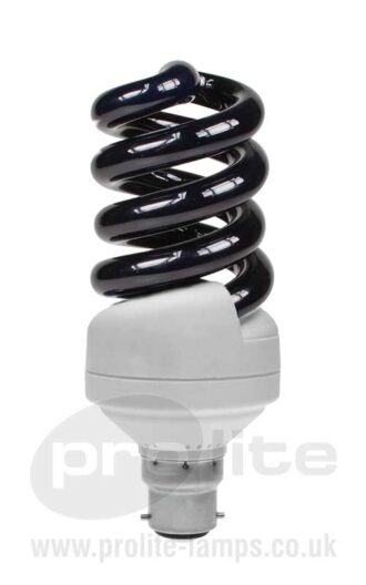 Helix Spiral 25W Black Light Blue BC