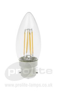 3W BC Dimmable Candle