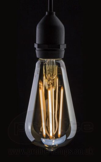 ST64 LED Gold Tint 4W Dimmable