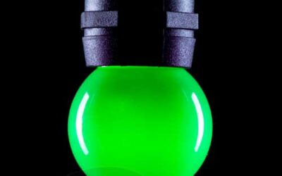 Polycarbonate 1.5w LED Golf Ball Green