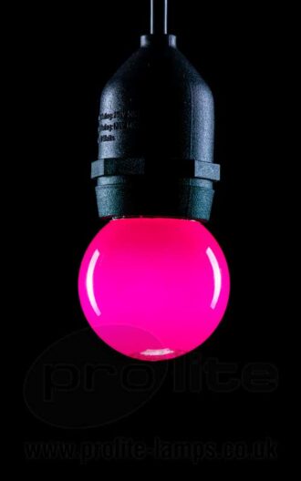Polycarbonate 1.5w LED Golf Ball Pink