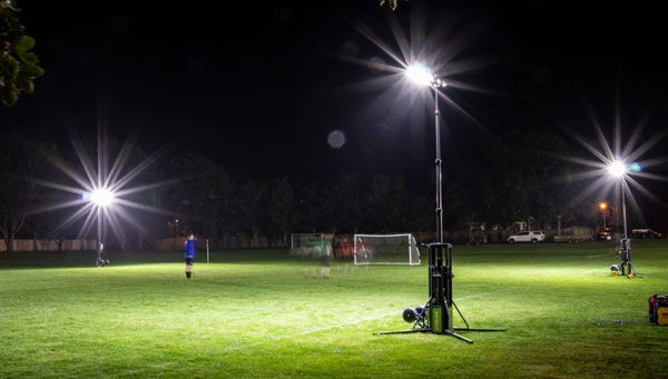 mobile floodlights football