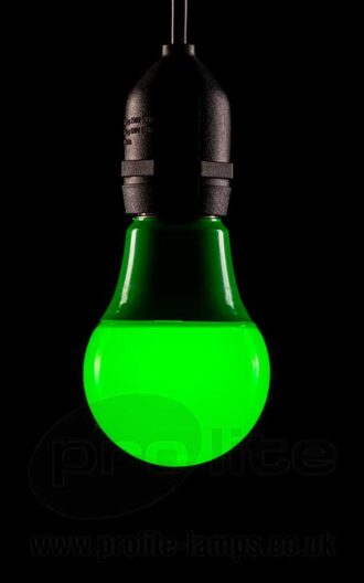 GLS 6W Dimmable Polycarbonate Green
