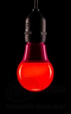 GLS 6W Dimmable Polycarbonate Red