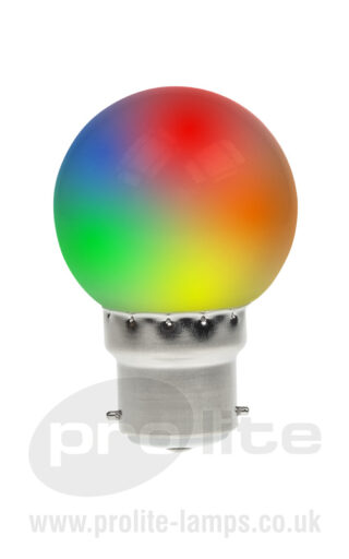 RGB colour changer golf ball